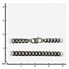 Load image into Gallery viewer, 8.7 Gun Metal Brushed Curb Chain