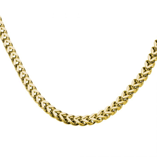 4mm Gold Plated Franco Chain