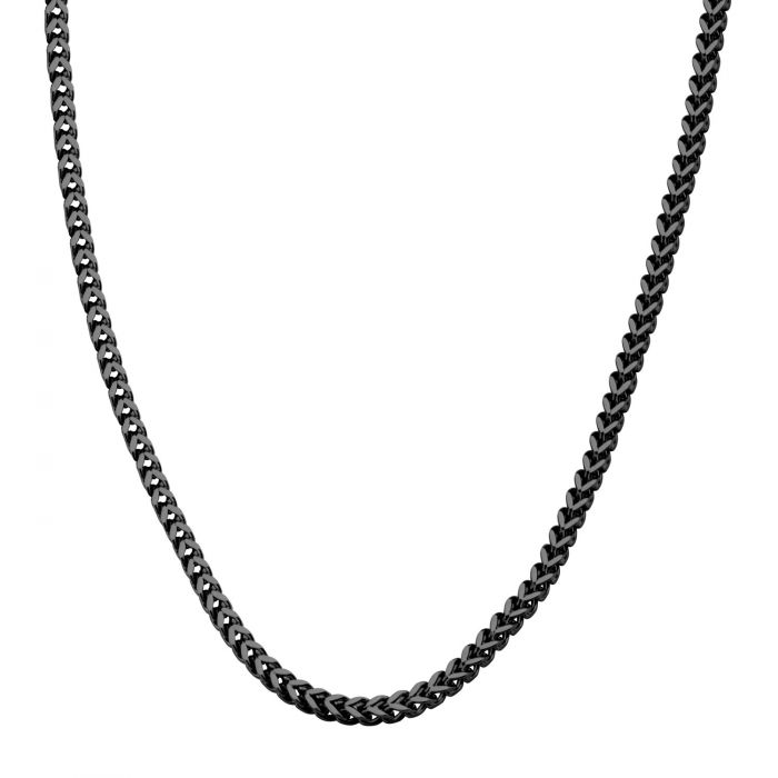 4mm Super Black Franco Chain