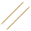 Load image into Gallery viewer, 3mm Plated Gold Round Wheat Chain