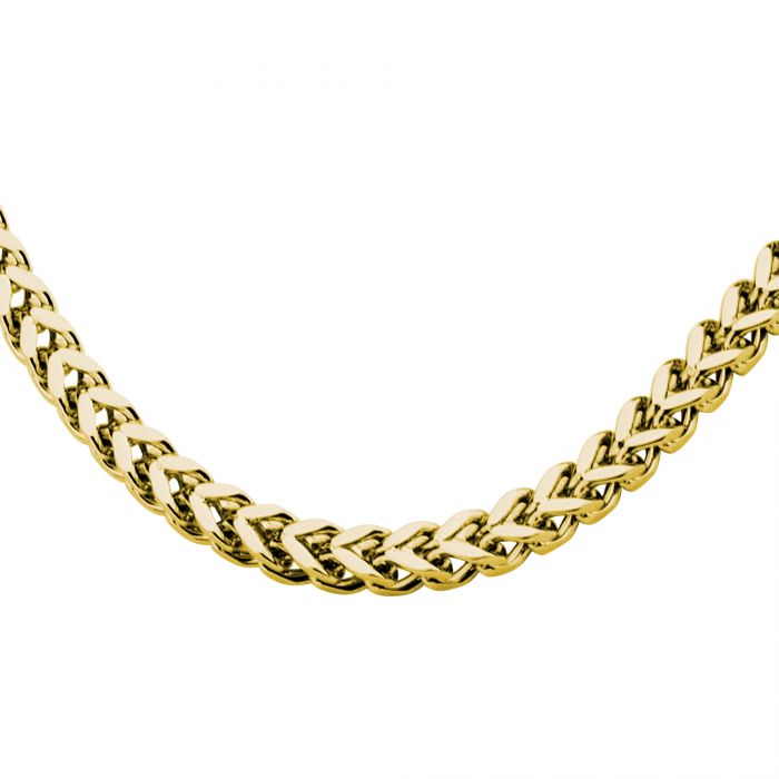 6mm Gold Plated Franco Chain