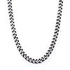 Load image into Gallery viewer, Black Plated Diamond Cut Chain Necklace