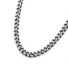 Load image into Gallery viewer, Black Plated Diamond Cut Chain Necklace