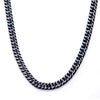 Load image into Gallery viewer, Steel Blue Plated Curb Chain Necklace