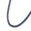 Load image into Gallery viewer, Steel Blue Plated Curb Chain Necklace