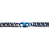 Load image into Gallery viewer, Steel Blue Plated Curb Chain Necklace