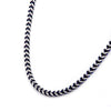 Load image into Gallery viewer, Steel Blue Plated Franco Chain Necklace