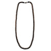 Load image into Gallery viewer, 8mm Plated Cappuccino and Black Wheat Chain