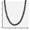 Load image into Gallery viewer, 7.1 Steel and Black Plated Wheat Chain Necklace