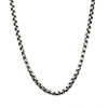 Load image into Gallery viewer, 3mm Black Oxidized Bold Box Chain