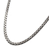 Load image into Gallery viewer, Matte Steel &amp; Black Plated Reversible Curb Chain Colossi Necklace