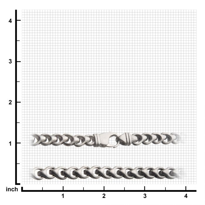 Matte Stainless Steel Chain Colossi Necklace