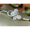 Load image into Gallery viewer, 3 Carat Butterfly Fashion Bangle use Austrian Crystal XB092