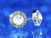 Load image into Gallery viewer, 3 Carat Round Stud Earrings use Austrian Crystal XE076