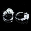 Load image into Gallery viewer, 3 Carat CZ Cubic Zirconia Cubic Zirconia Huggie Earrings XE163