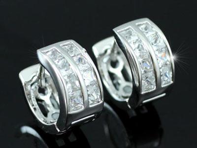 1.5 Carat Created Diamond Bling Huggie Earrings XE184