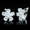 Load image into Gallery viewer, 2.5 Carat Created CZ Cubic Zirconia Bling Flower Earrings XE202