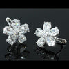 Load image into Gallery viewer, 2.5 Carat Created CZ Cubic Zirconia Bling Flower Earrings XE202