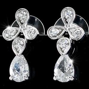 Dangle 2 Carat Cubic Zirconia CZ Created Earrings XE282