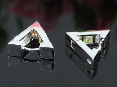 1 Carat Multi-Colour Created Topaz Stylish Earrings XE315