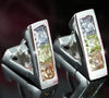 Load image into Gallery viewer, 1 Carat Multi-Colour Created Topaz Stylish Earrings XE315