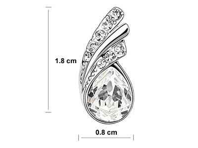 1.5 Carat Pear Cut Stone Earrings XE469