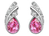 Load image into Gallery viewer, 1.5 Carat Hot Pink Pear Cut Stone Earrings XE471