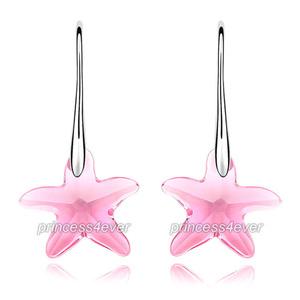 Dangle Star Light Pink Earrings XE515