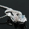 Load image into Gallery viewer, 3 Carat Pendant Necklace use Austrian Crystal XN021