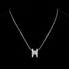 Load image into Gallery viewer, 2 Carat Ring Shape Necklace use Austrian Crystal XN213