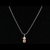 Load image into Gallery viewer, 2.5 Carat Pear Cut Amber CZ Cubic Zirconia Pendant &amp; Necklace XN284