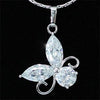 Load image into Gallery viewer, 3.5 Carat Butterfly CZ Cubic Zirconia Pendant Necklace XN292