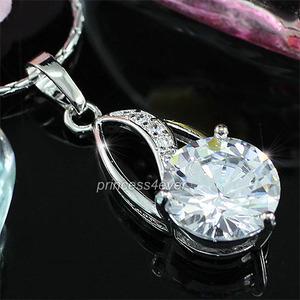 3.5 Carat Round Cut Created Diamond Pendant & Necklace XN302