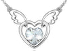 Load image into Gallery viewer, 3 Carat Heart Necklace use Austrian Crystal XN371