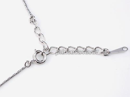 Multi-colour Flower 5 Carats Simulated Topaz Pendant &amp; Necklace XN394