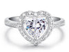 Load image into Gallery viewer, 1.5 Carat Sparkling Heart CZ Cubic Zirconia Ring XR193