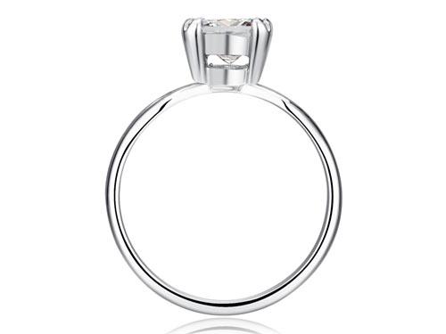 0.75 Carat Princess Cut Lab Created Diamond Ring XR200