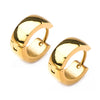 Load image into Gallery viewer, 9mm/5mm Inox Jewelry Gold Plated Huggies Earrings