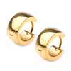 Load image into Gallery viewer, 9mm/6mm Inox Jewelry Gold Plated Huggies Earrings