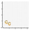 Load image into Gallery viewer, 9mm/6mm Inox Jewelry Gold Plated Huggies Earrings