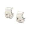 Load image into Gallery viewer, Plain Huggies Steel Earrings