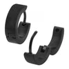 Load image into Gallery viewer, Plated Black 4mm Huggies Earrings