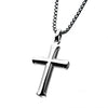 Load image into Gallery viewer, Stainless Steel Apostle Cross Pendant with Steel Bold Box Chain