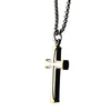 Load image into Gallery viewer, Stainless Steel Gold Plated Apostle Cross Pendant with Chain