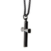 Load image into Gallery viewer, Stainless Steel Black Plated Apostle Cross Pendant with Chain