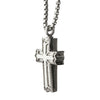 Load image into Gallery viewer, Stainless Steel Memorial Gothic Cross Pendant wiith Steel Box Chain