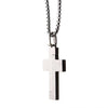 Load image into Gallery viewer, Modern BlockTextured Stainless Steel Cross Pendant