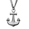 Load image into Gallery viewer, Stainless Steel Antiqued Finish Nautical Anchor Pendant