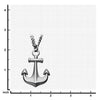 Load image into Gallery viewer, Stainless Steel Antiqued Finish Nautical Anchor Pendant