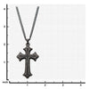 Load image into Gallery viewer, Stainless Steel with Antiqued Finished Gothic Cross Pendant with Chain